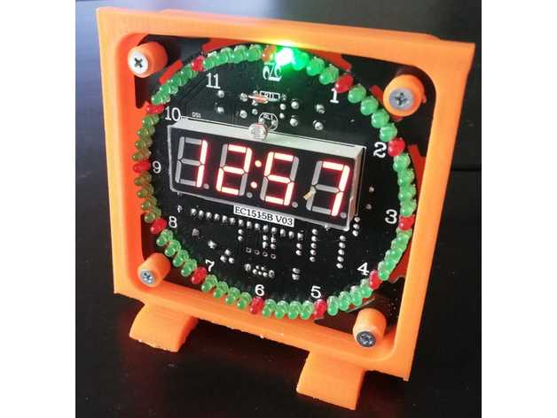 Bausatz Rotation LED Uhr DS1302