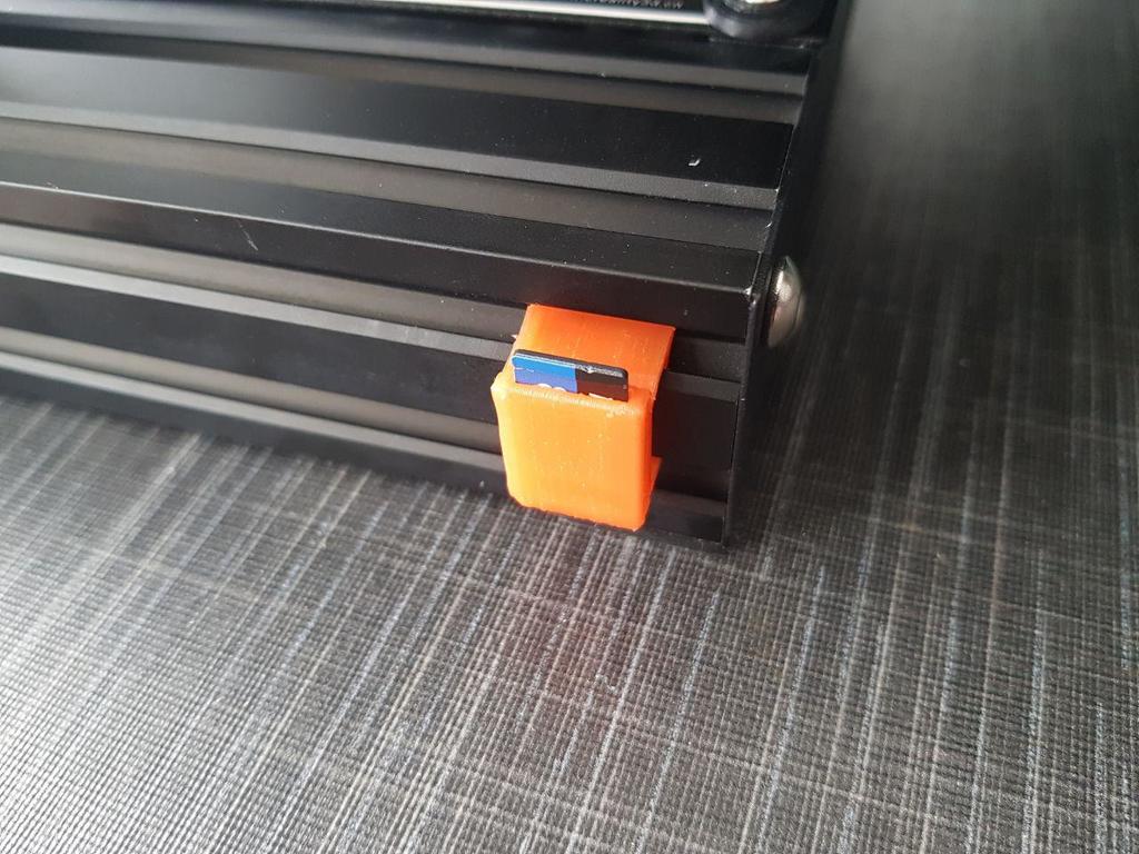 V-Slot holder for Micro-SD