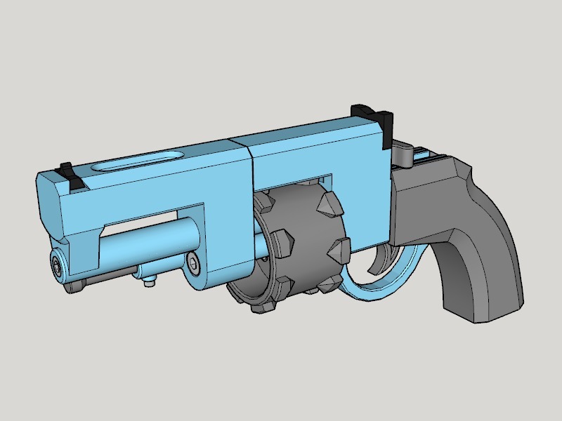 Vanguard Revolver (3D Print Kit Real Gun)