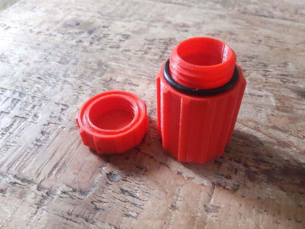 Waterproof canister/container/matchbox v2