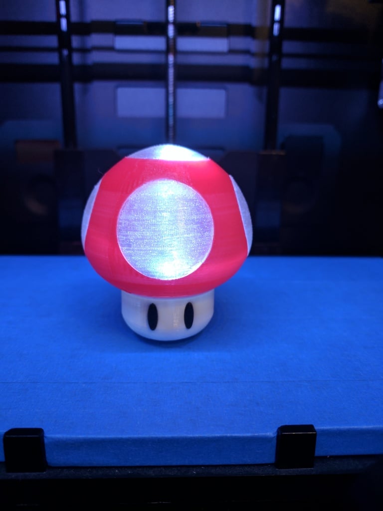 Super Mario Mushroom with Light