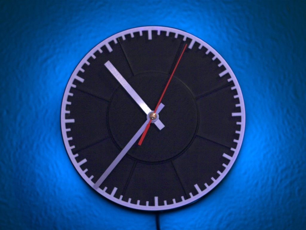 Filament Spool Clock With RGB Lighting