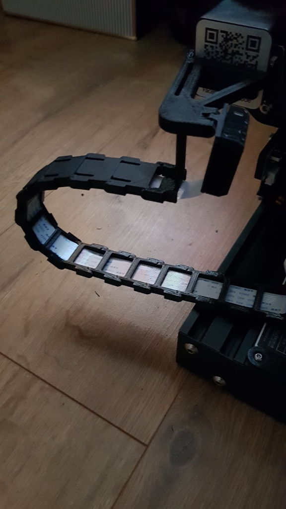 Ender 3 pi camera mount with ribbon cable chain attachment