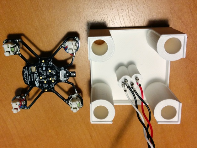 Pogo pin debug jig for Hubsan Q4 / Estes Proto-X micro quadcopters