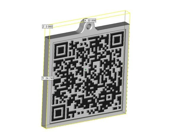 3d printable QR code