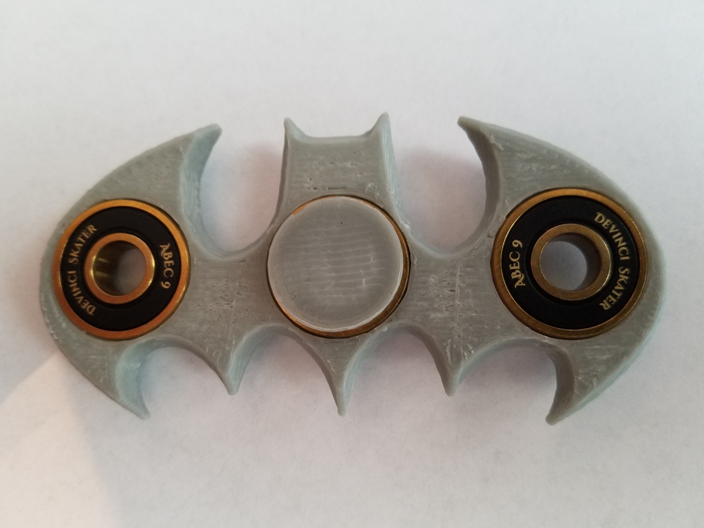 Batman Fidget Spinner (Beveled and Balanced) 