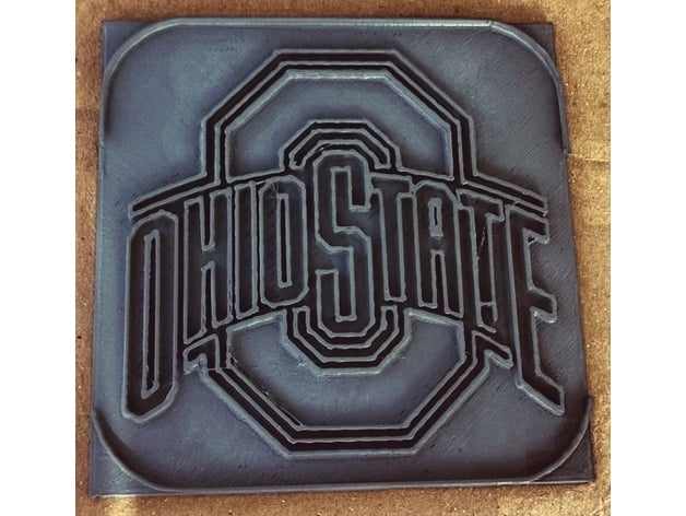 Ohio State Coaster and Holder