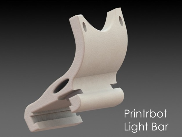 Printrbot Light Bar Mount