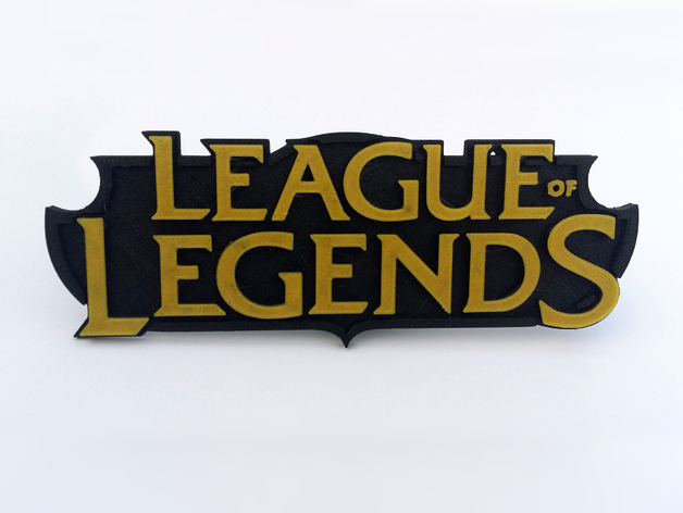 Thing Files For League Of Legend Lol Logo Remixed By Lithines Thingiverse
