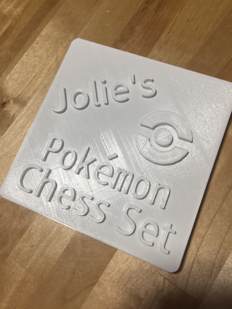 Pokemon Chess Set Box