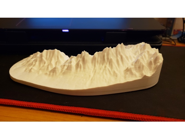 Organ Mountains 3D Model
