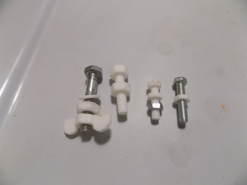 matching standard and metric nuts bolts rods washer