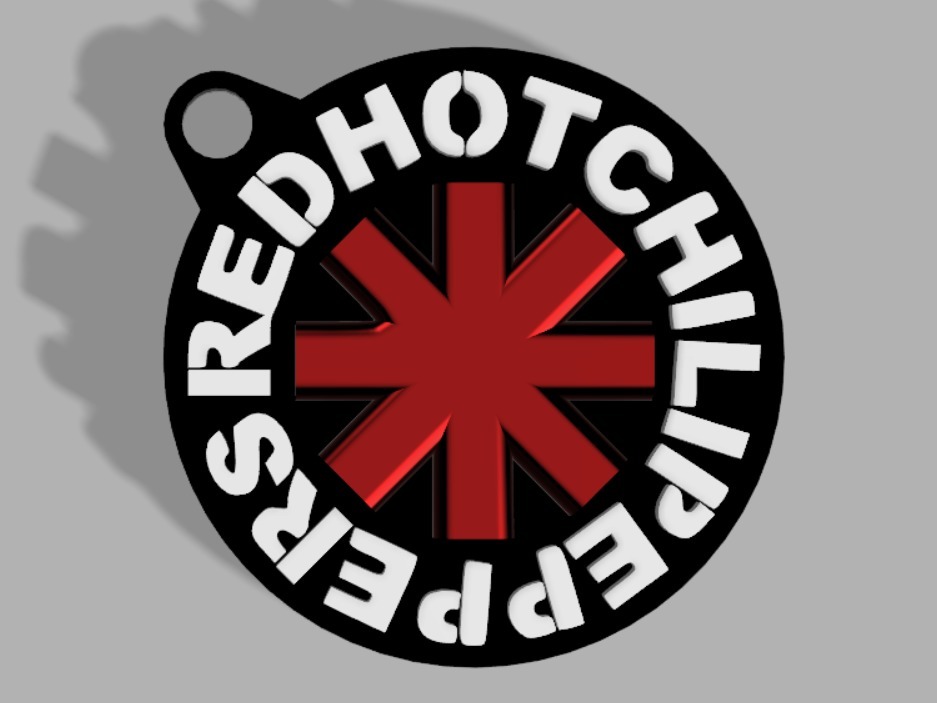 Red Hot Chili Peppers Logo Keychain