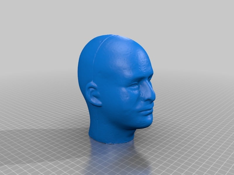 Styrofoam Mannequin Head - Male