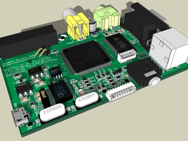 ZX-Uno PCB & Components