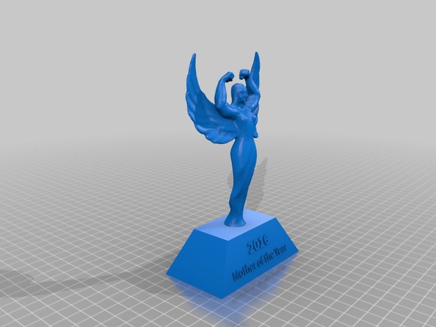 My Customized Beefy Trophy + Blender Bake Tutorial(Mother of the Year 2016)