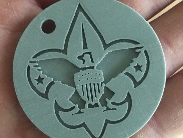 Boy Scout Logo keychain