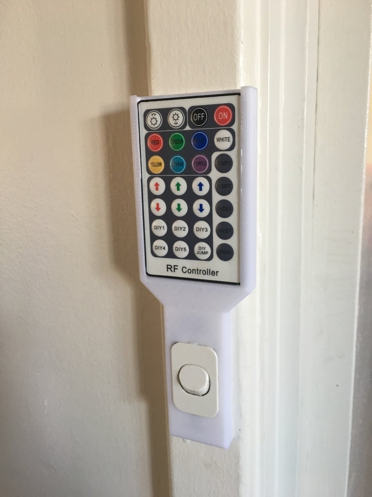 RGB Remote Control holder for Arlec single Light Switch