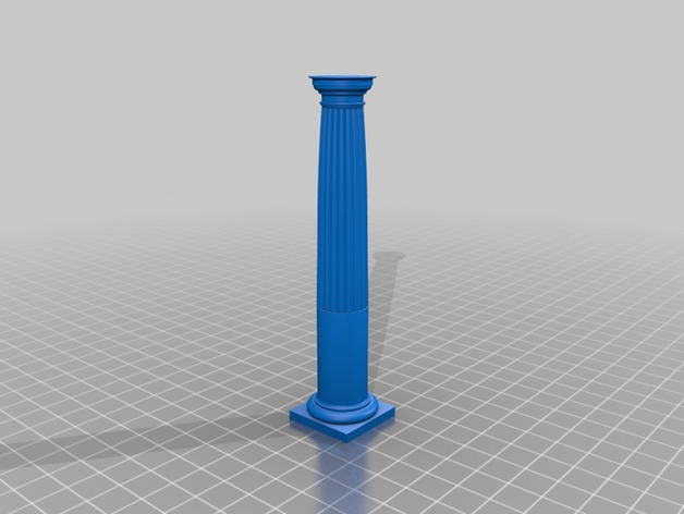FICHIER pour imprimante 3D : pilier - colonne D3e370b76452371a13b0039519d5fbc7_preview_featured