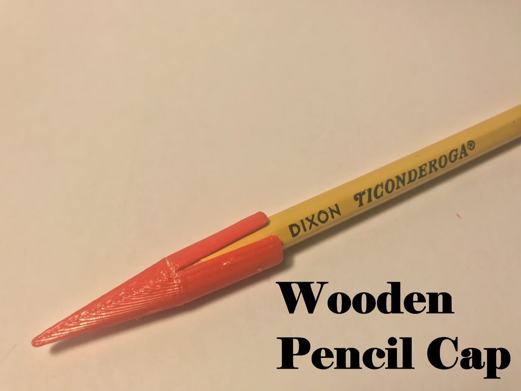 Wooden Pencil Cap