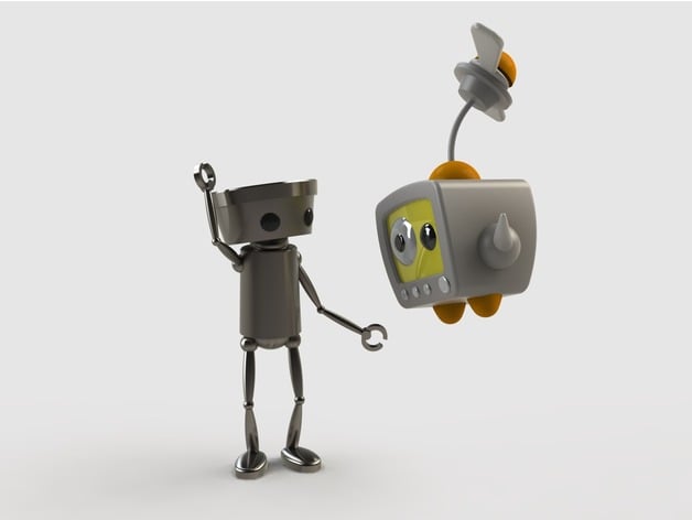 Chibi Robo and Telly