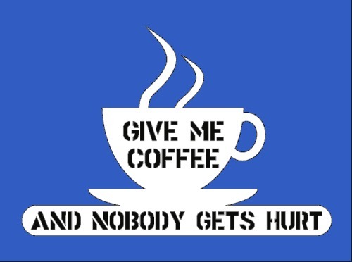 Give me Coffee Plaque
