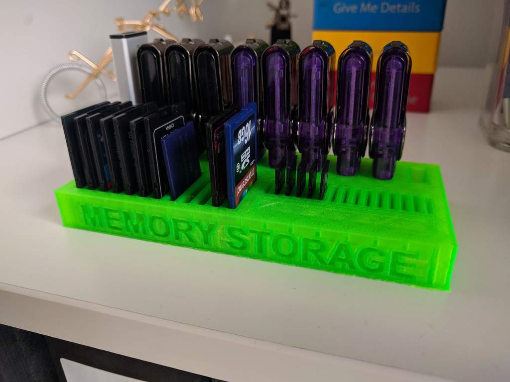 Memory storage (USB stick, SD cards)