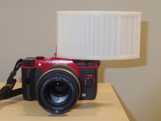 Diffuser for Pentax Q build-in flash