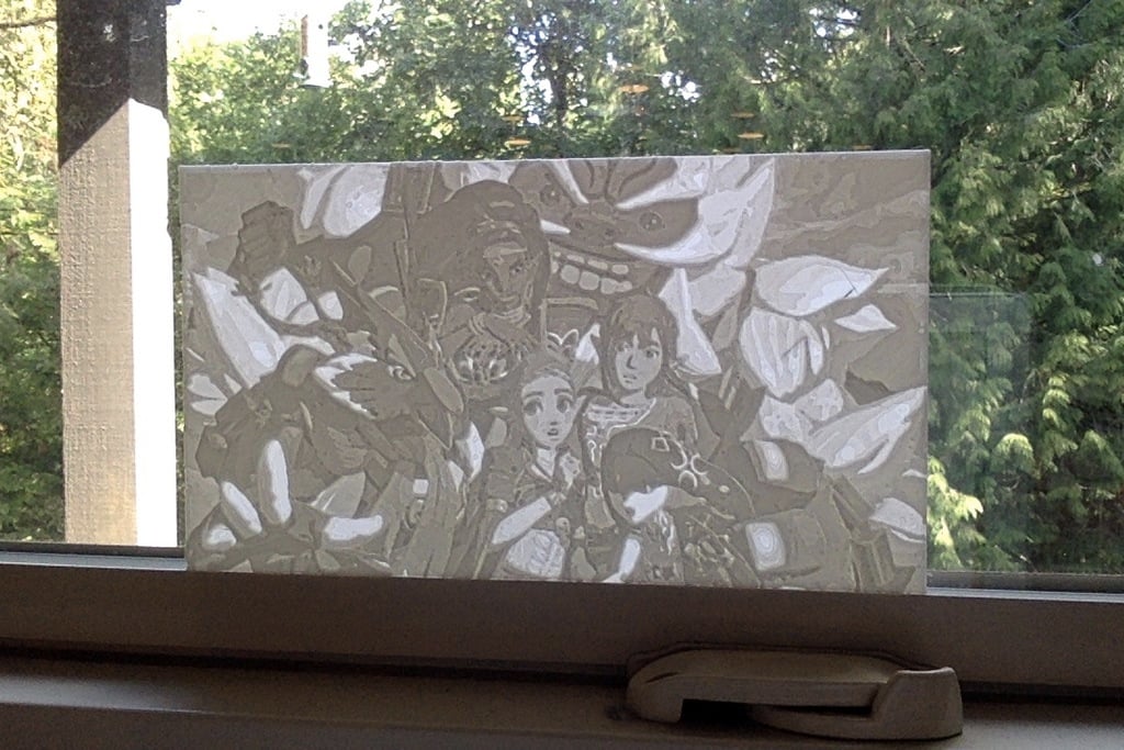 The Legend of Zelda: Breath of the Wild Champion's Picture Lithophane 