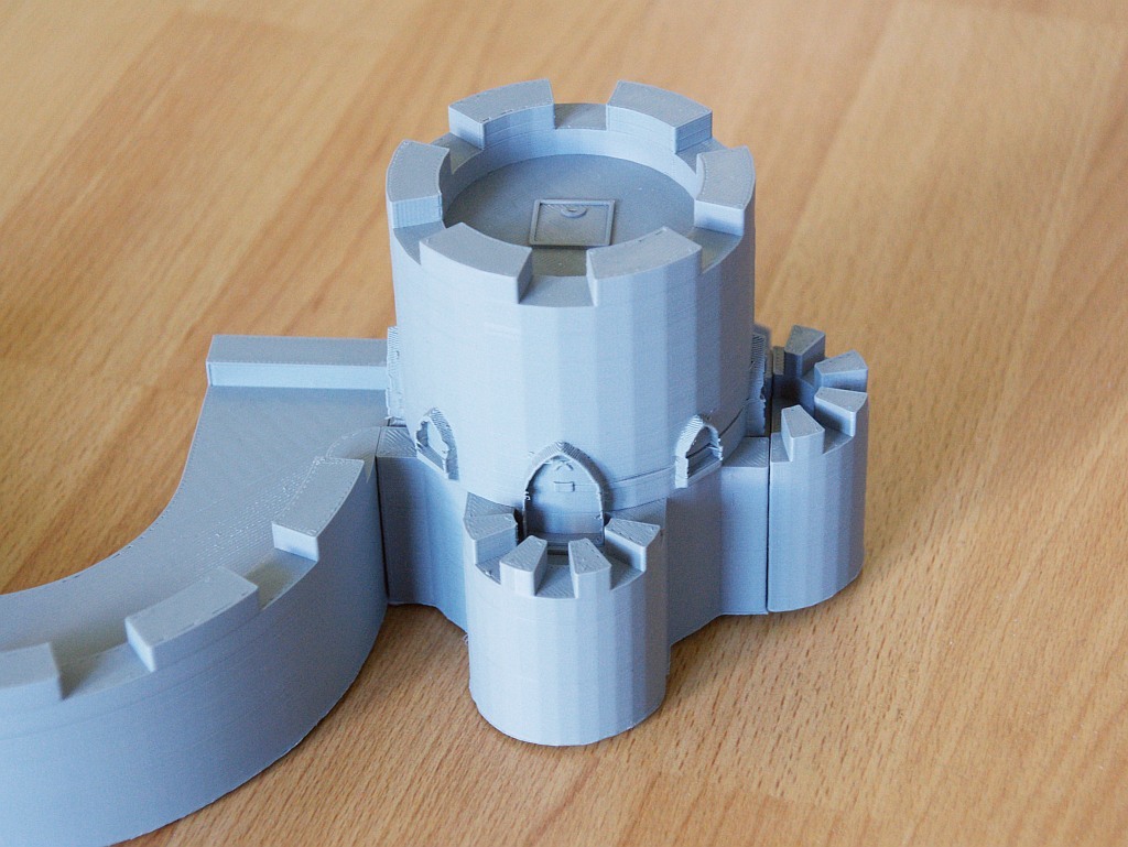 Parametric Donjon Tower for Modular Castle Playset