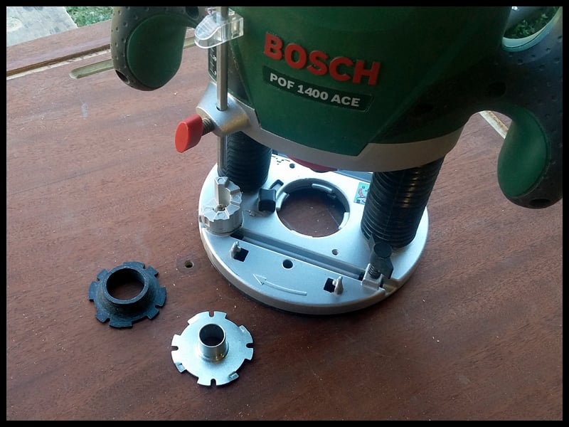 Router Guide bushing for bosch POF 1400 ACE