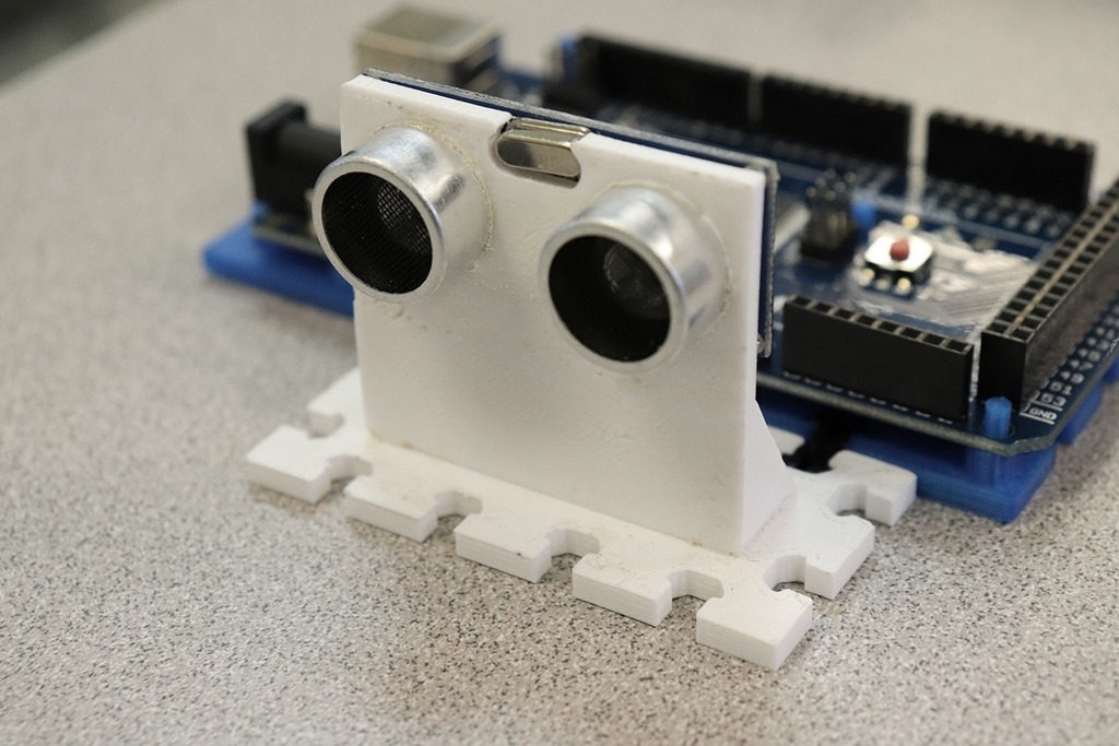 Ultrasonic Sensor Modular Mount for Arduino or Raspberry Pi