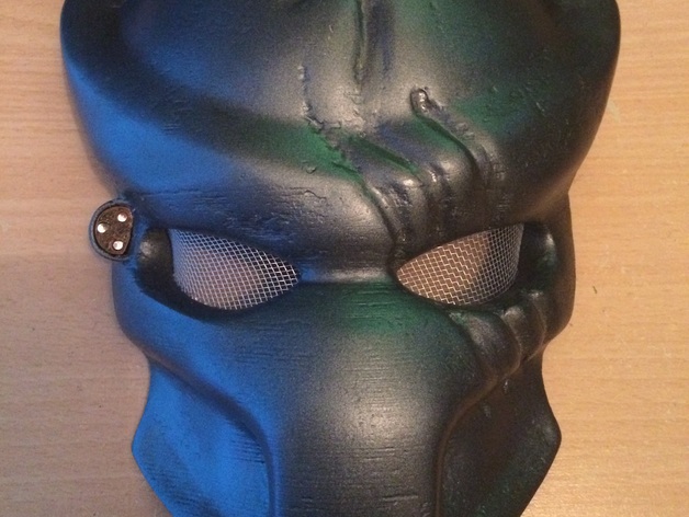 Predator mask with targeting LEDs