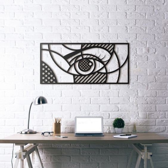 Eye || 3D Geometric Wall Art