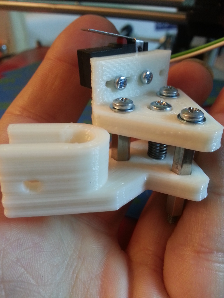 Z-Axis microadjustable endstop holder for Prusa Mendel