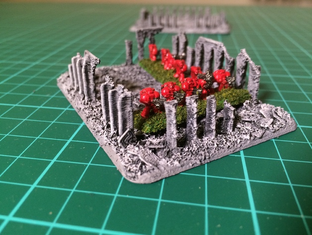Small Imperium Ruins #1 for Epic 40K (6mm scale)