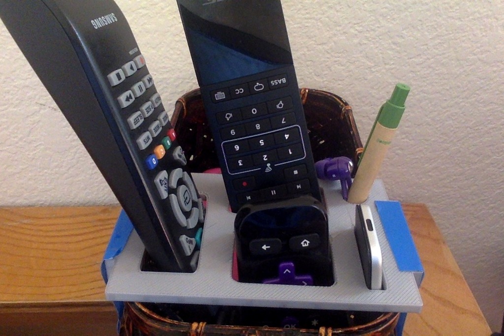 Remote Stand (Apple TV, Roku, Samsung, Earbuds)