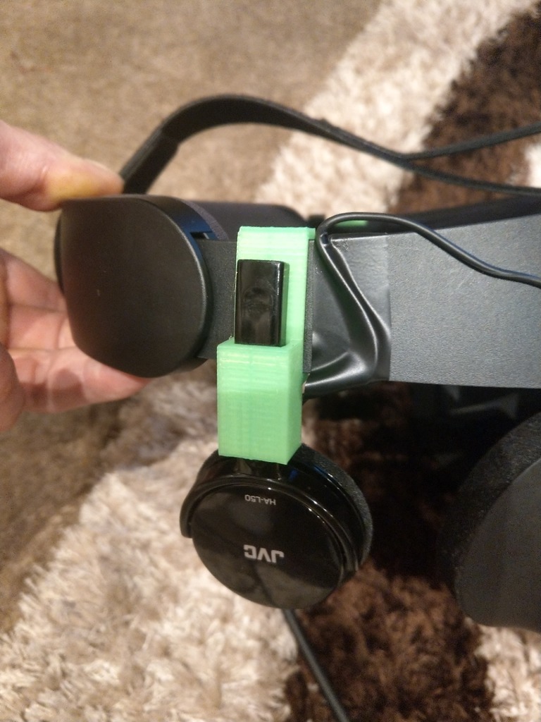 Oculus Rift S headphone mod JVC