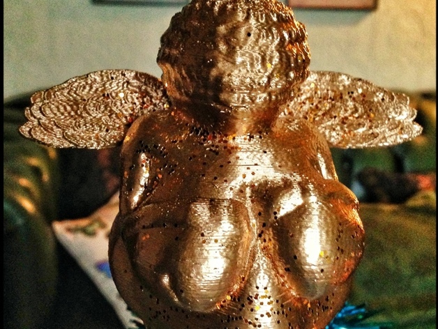 Winged 'Venus of Willendorf' Xmas Treetopper