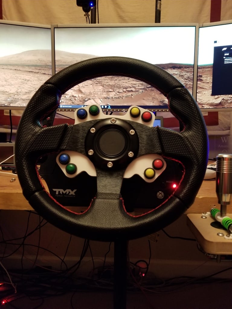 Thrustmaster TMX/T150 wheel adapter by whemming - Thingiverse