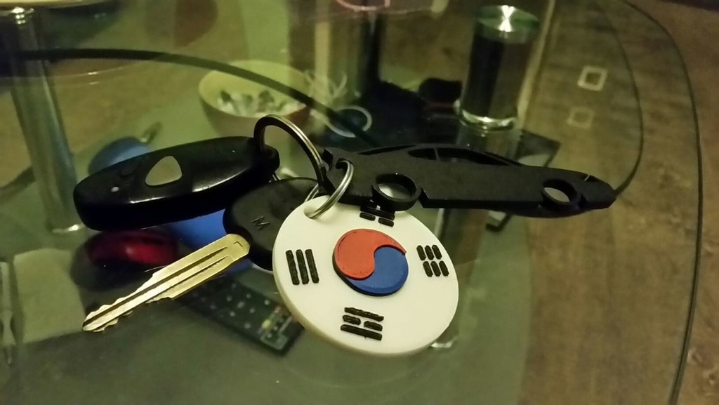 Korea keychain