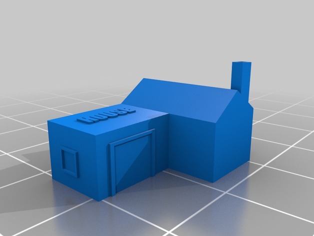 House(For testing 3-D printers)