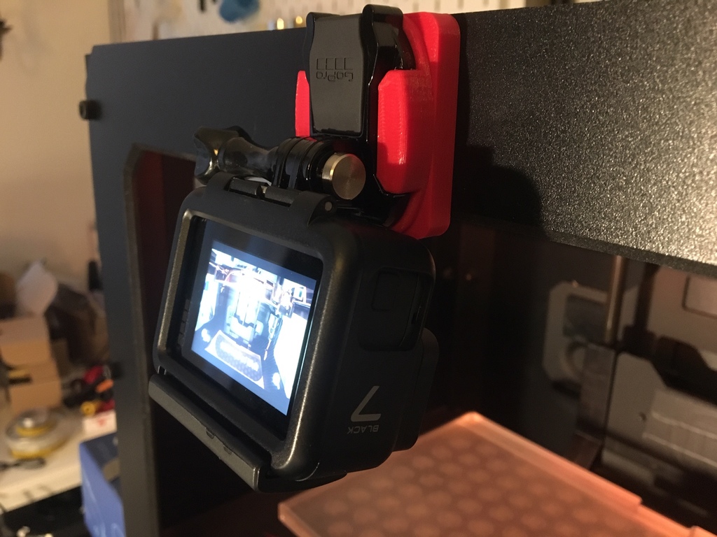 GoPro mount for Replicator 2 