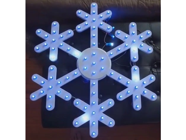 Snowflake to use with pixel LEDs