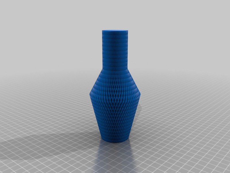 Rhomb Pattern Vase