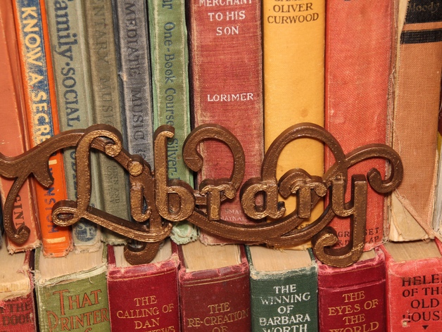 Library Sign