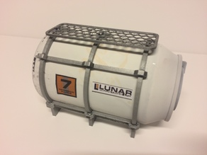 Moon base cryogenic tank 3D model