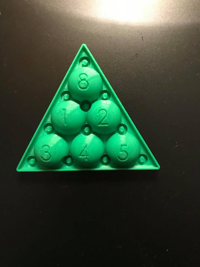 8 Ball Pool Triangle Expo Marker Holder