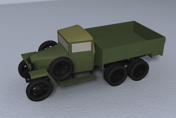 GAZ-AAA wartime truck 1:87 (H0)