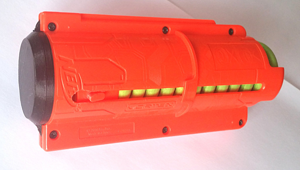 Nerf Vortex charger modification (from 10 to 12)